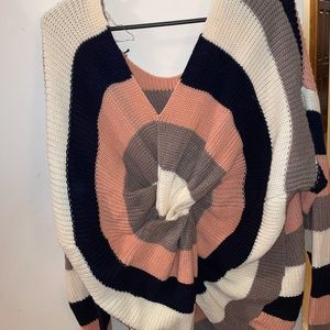 Tie Back Sweater